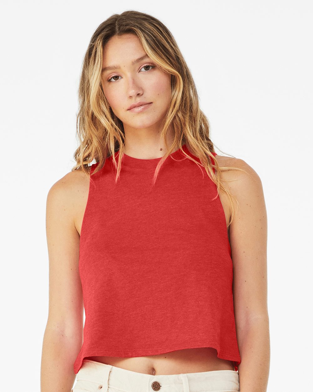 BELLA + CANVAS 6682 Women’s Racerback Crop Tank