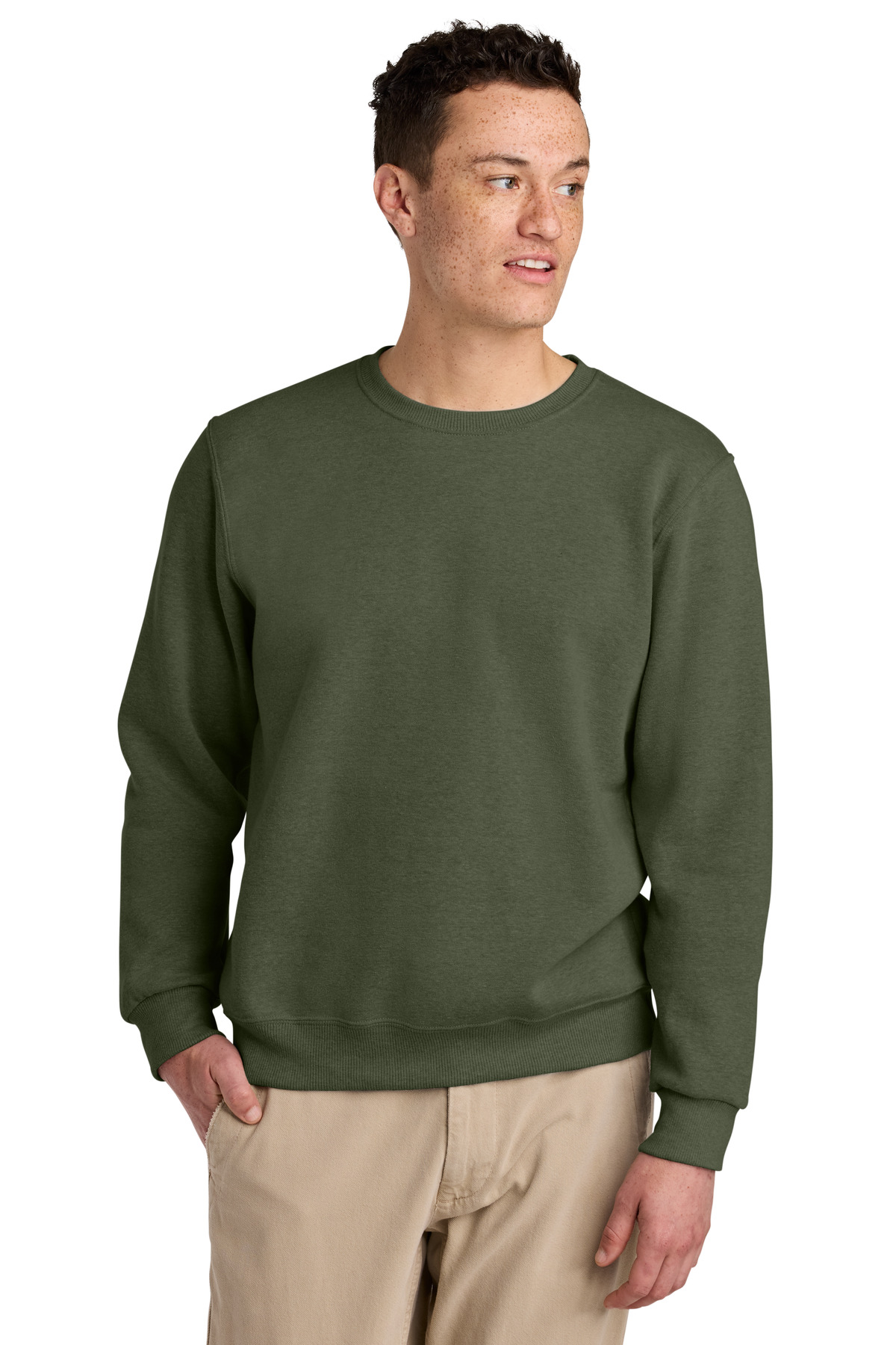 701M_militarygreenheather_model_front