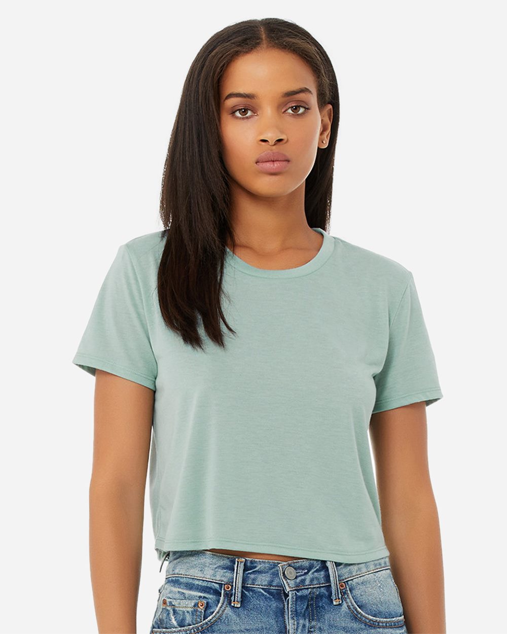 BELLA + CANVAS 8882 Women’s Flowy Crop Tee
