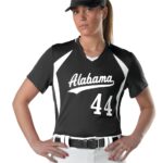 Alleson Athletic 552JG Girls’ Short Sleeve Fastpitch Jersey Alleson Athletic 552JG Girls’ Short Sleeve Fastpitch Jersey