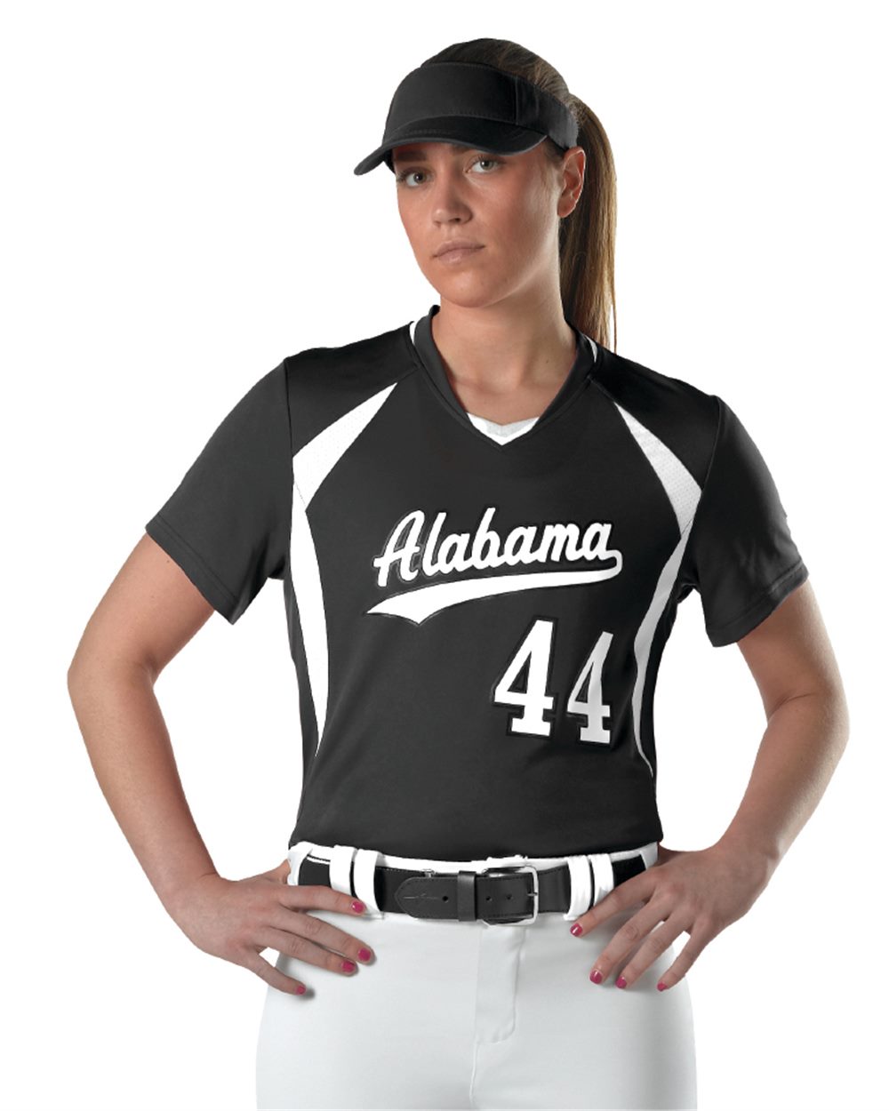 Alleson Athletic 552JG Girls’ Short Sleeve Fastpitch Jersey Alleson Athletic 552JG Girls’ Short Sleeve Fastpitch Jersey