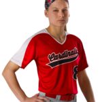 Alleson Athletic 558VW Women’s V-Neck Fastpitch Jersey