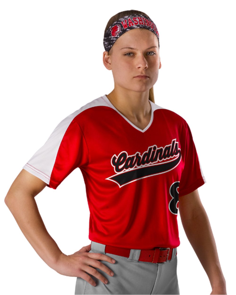 Alleson Athletic 558VW Women’s V-Neck Fastpitch Jersey