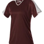 Maroon/ White