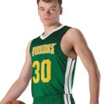 Alleson Athletic 538J Men’s Single Ply Basketball Jersey