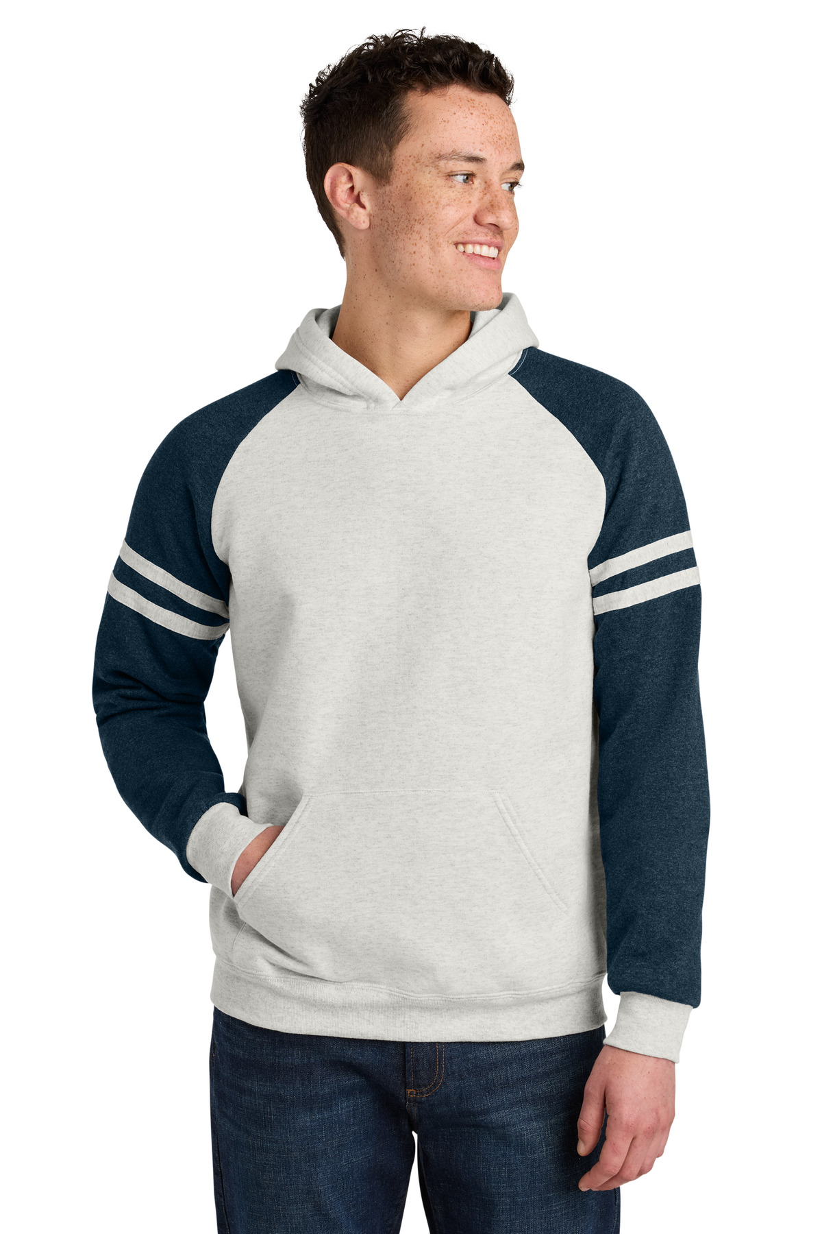 97C_oatmealheatherindigoheather_model_front