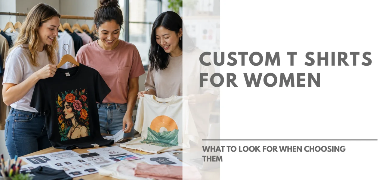 Custom T shirts for Women - Featured Image
