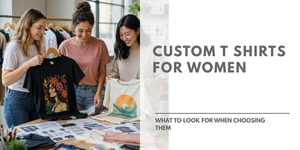 Custom T shirts for Women - Featured Image