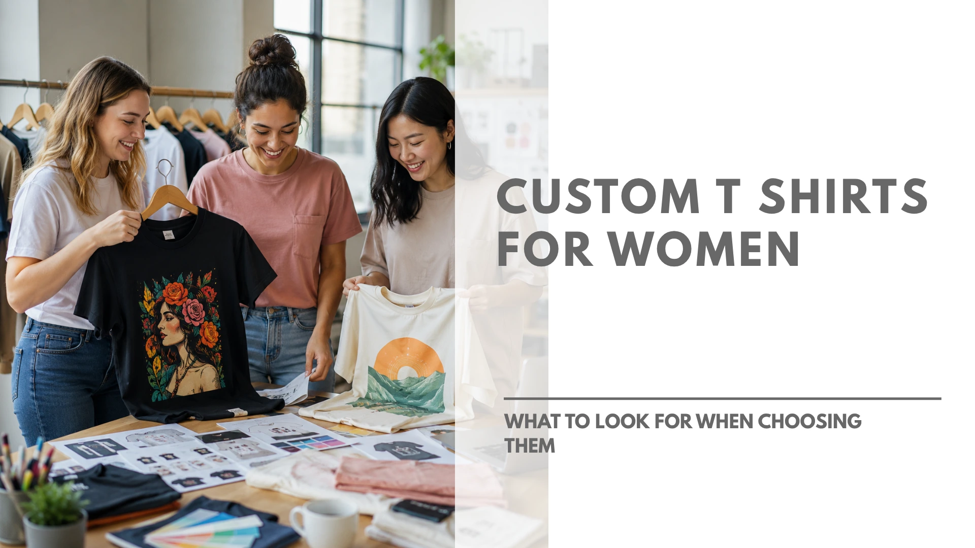 Custom T shirts for Women - Featured Image