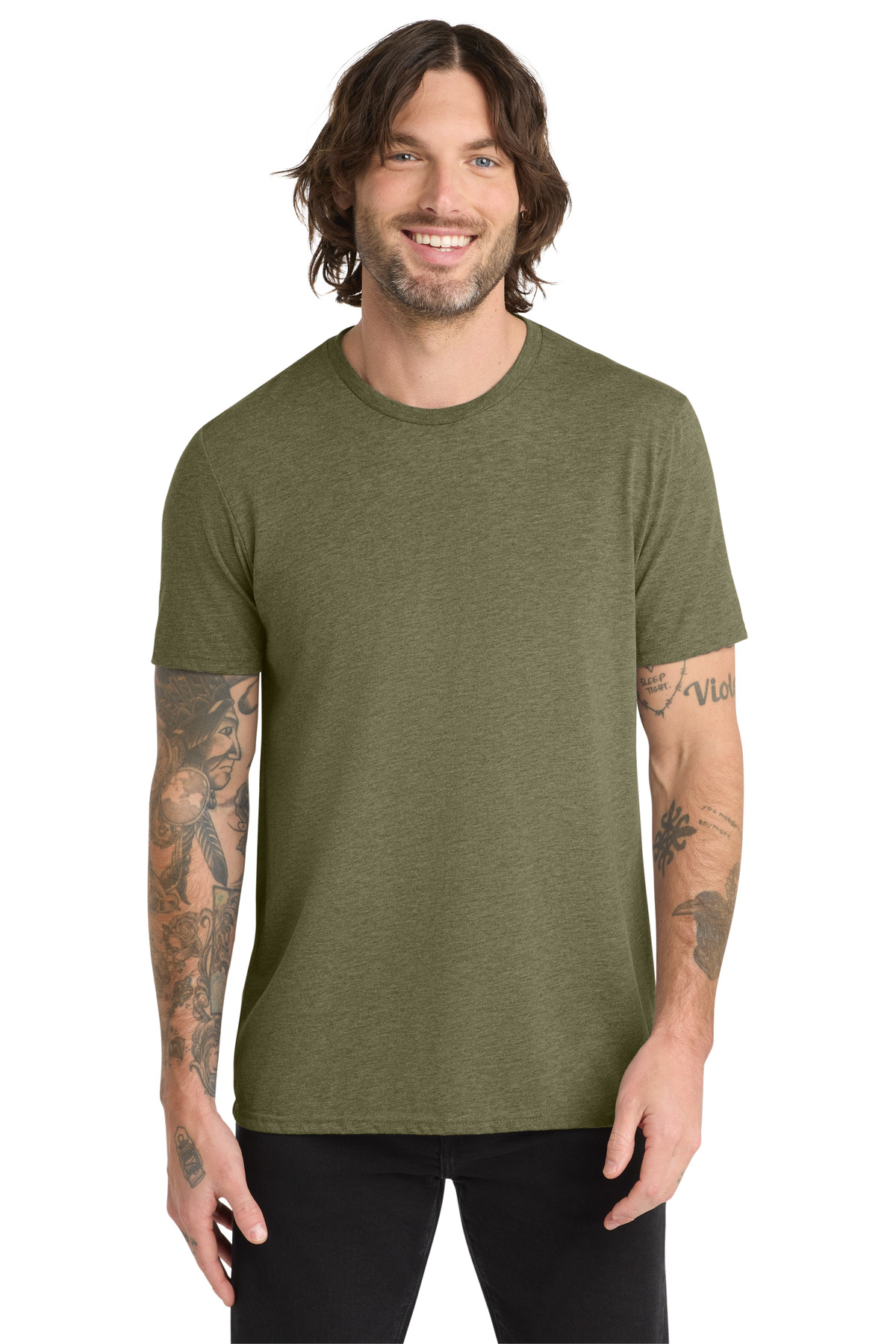 AL2004_oliveyougreen_model_front