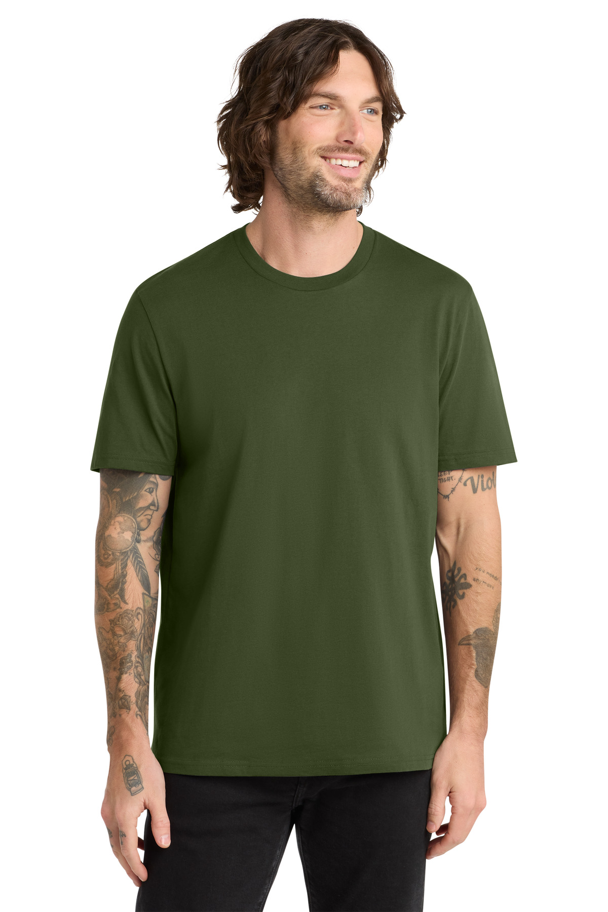AL2100_herbgreen_model_front