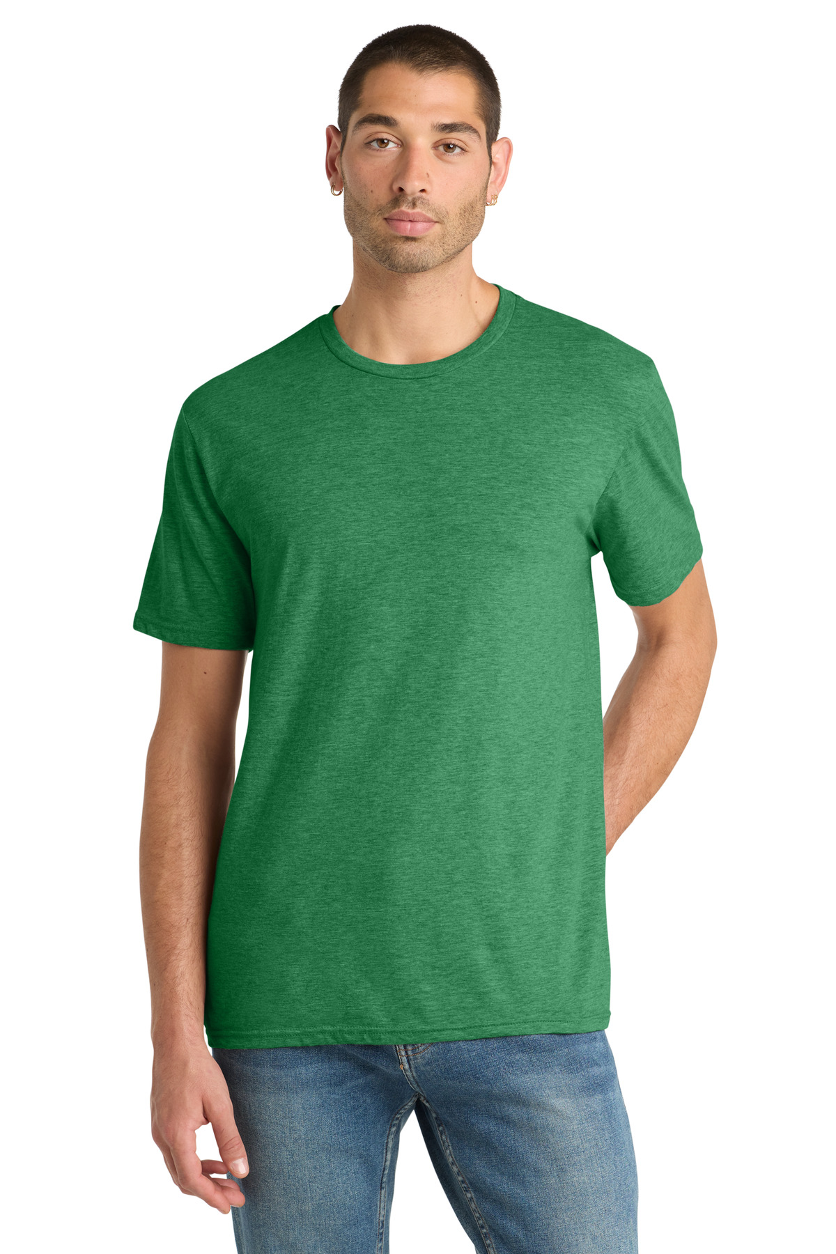 DM108_heatheredkellygreen_model_front