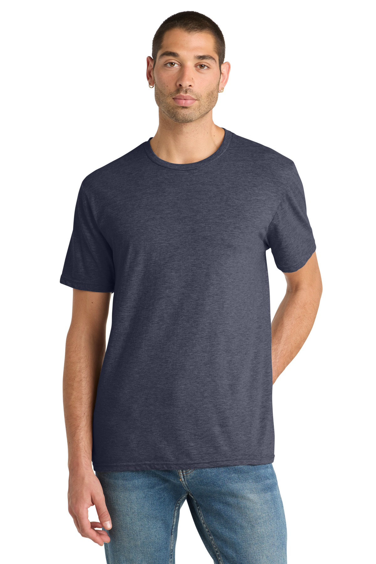 DM108_heatherednavy_model_front