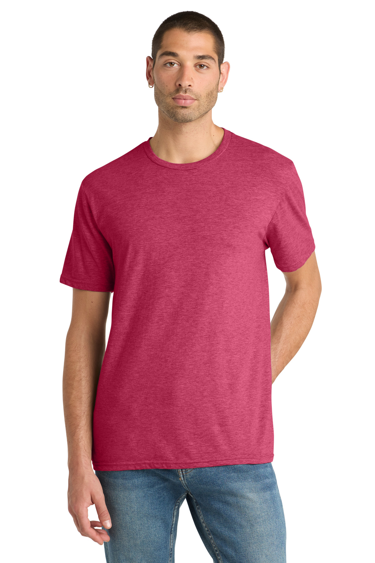 DM108_heatheredred_model_front