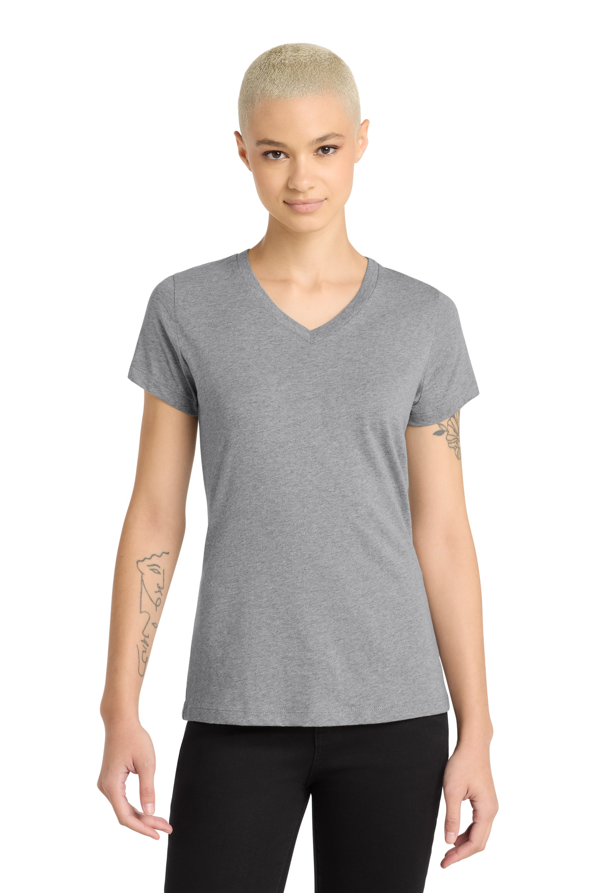 DM1190L_lightheathergrey_model_front