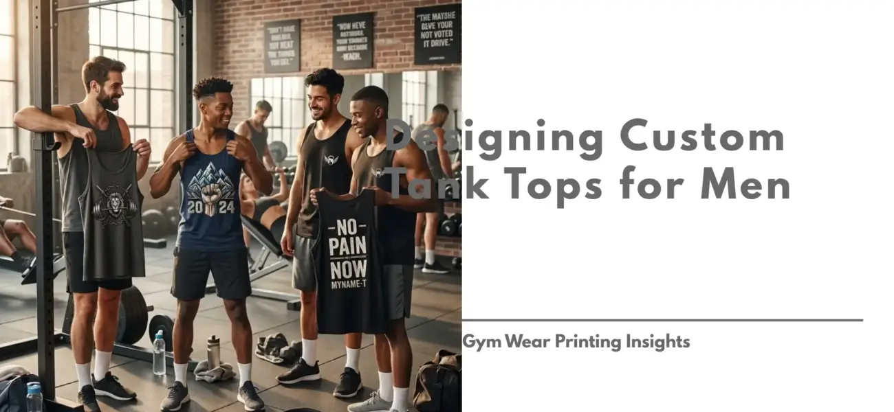 Designing Custom Tank Tops for Men Gym Wear Printing Insights Featured Image