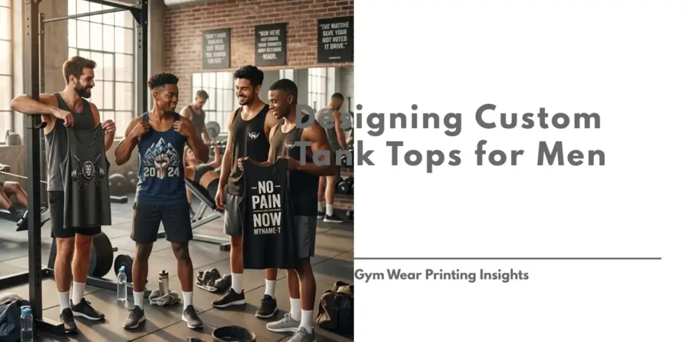 Designing Custom Tank Tops for Men Gym Wear Printing Insights Featured Image