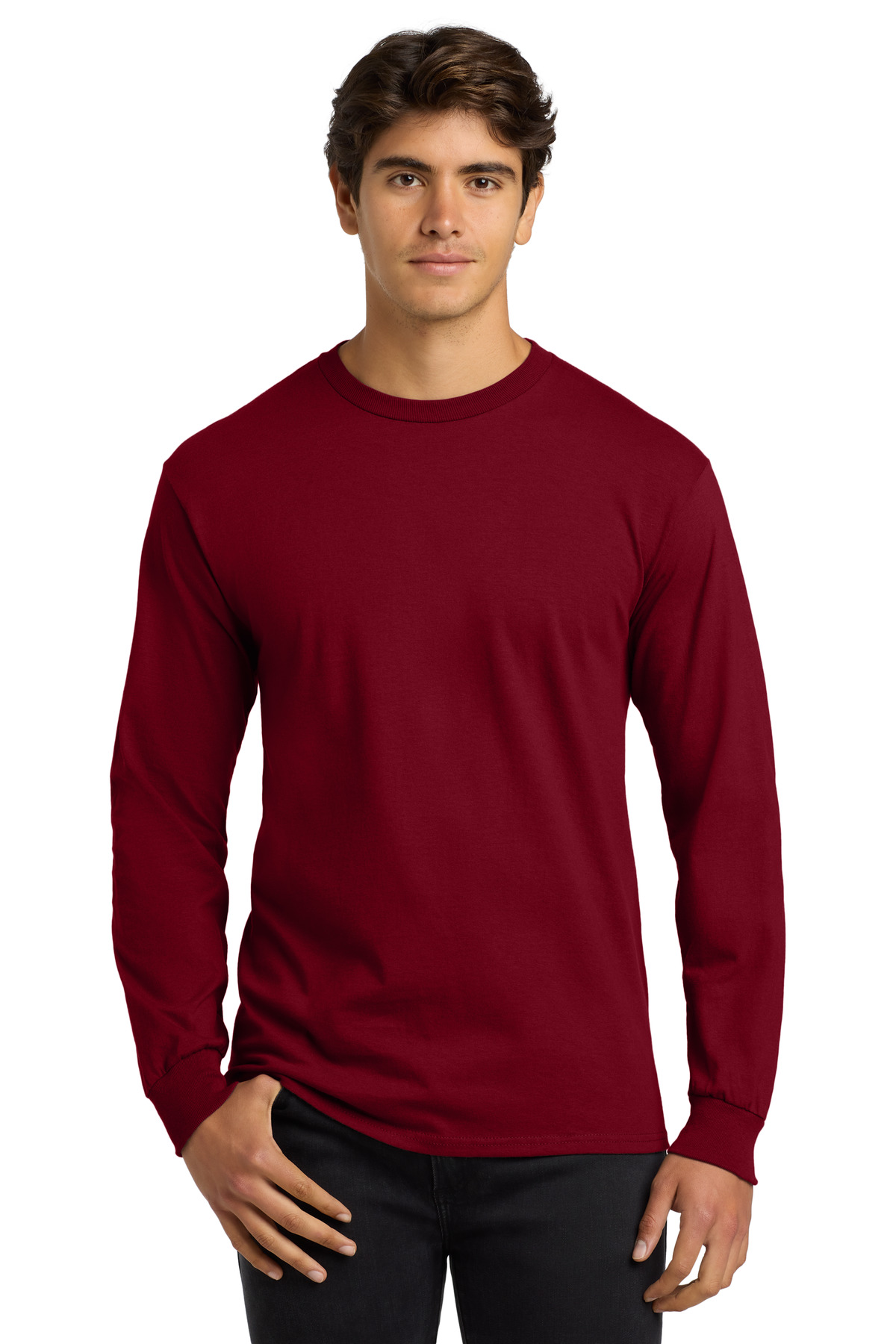 G2400_cardinalred_model_front