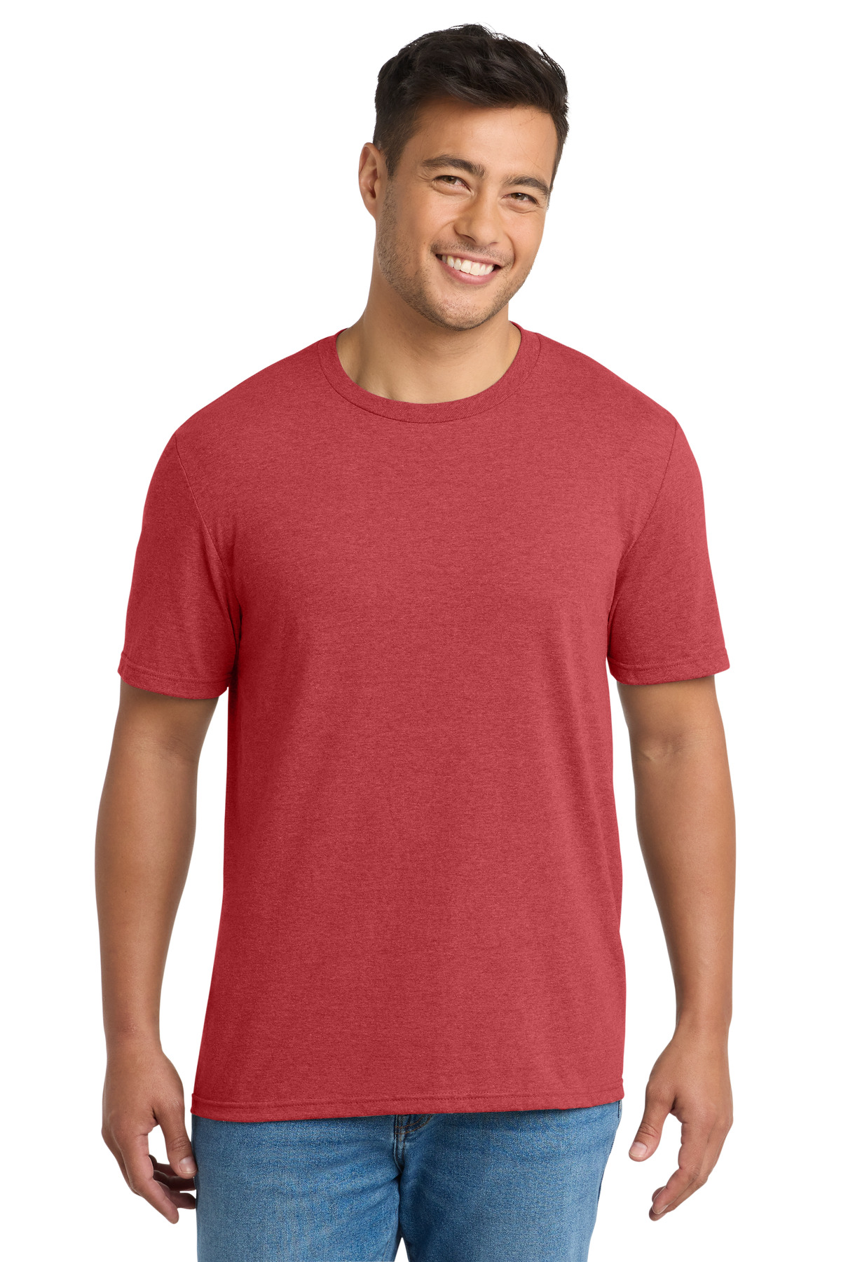 PC330_brightredheather_model_front