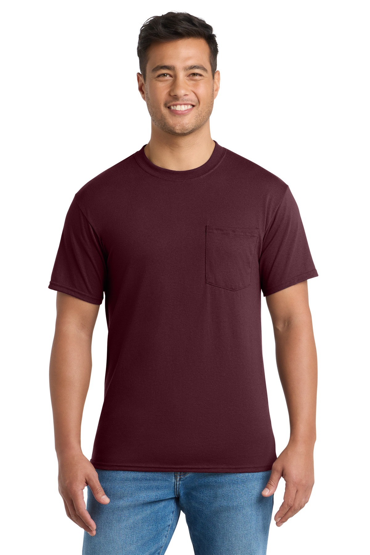 PC55PT_athleticmaroon_model_front