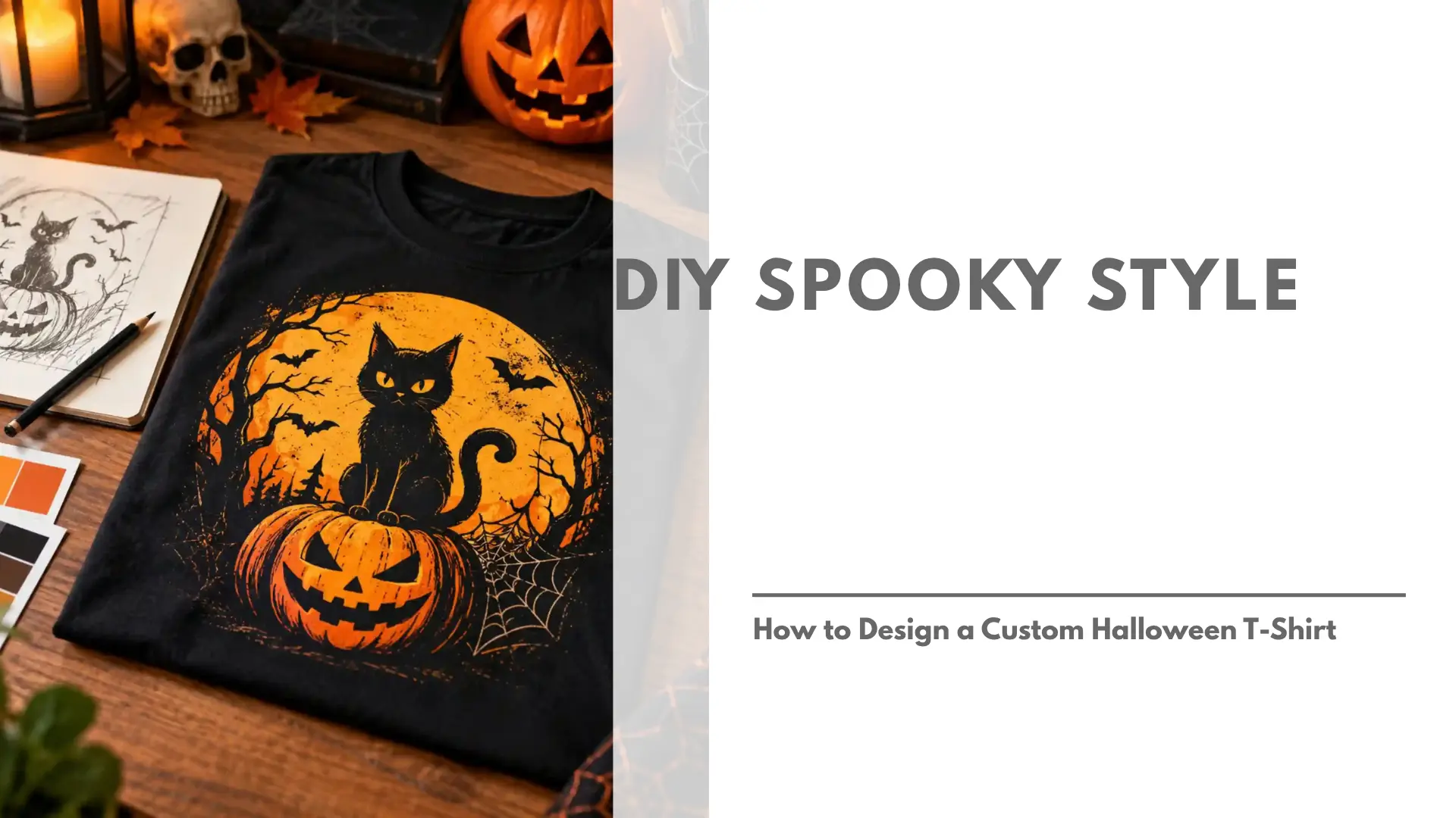 DIY Spooky Style How to Design a Custom Halloween T-Shirt Blog Feautured Image - MyNameT (5)